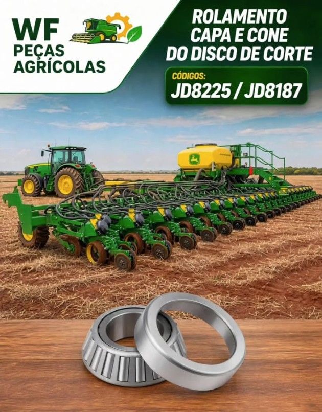 Rolamento Capa e Cone do Disco de Corte